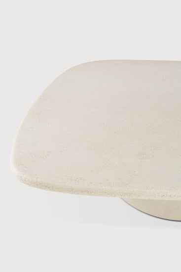 Ethnicraft Elements Coffee Table - Microcement Off White - Pebble