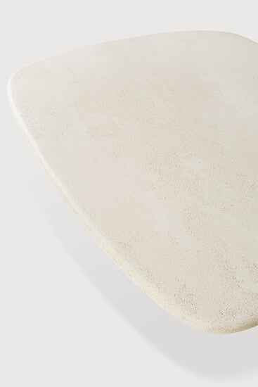 Ethnicraft Elements Coffee Table - Microcement Off White - Pebble