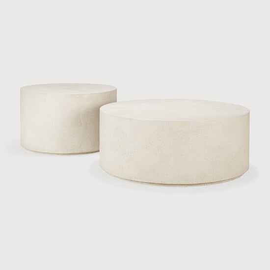 Ethnicraft - Elements Round microcement coffee table
