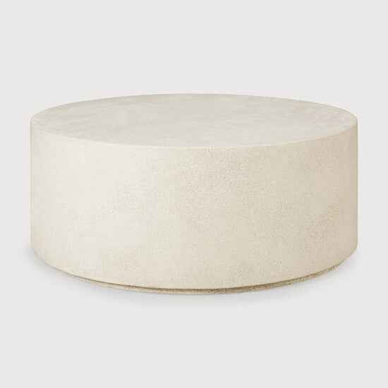 Ethnicraft - Elements Round microcement coffee table