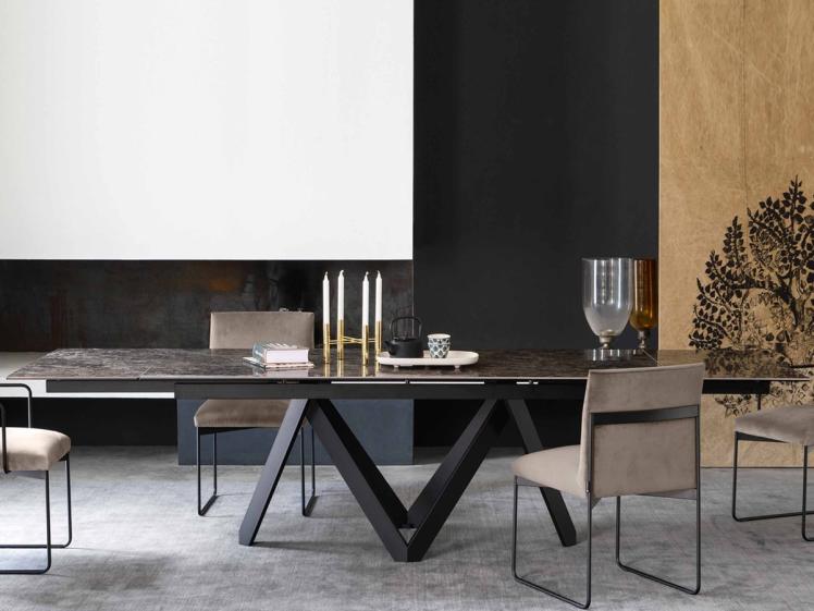 Calligaris - Cartesio Extending Ceramic Dining Table 300cm