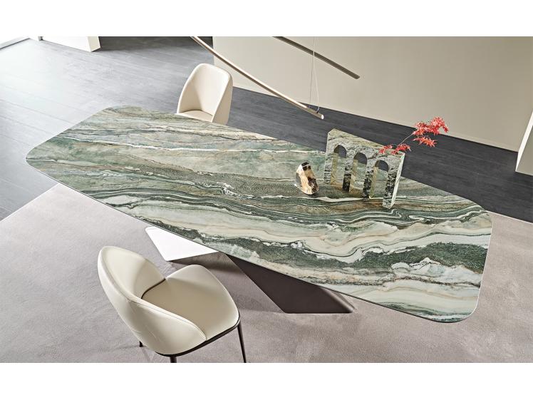 Cattelan - Tyron ceramic Shaped Dining table