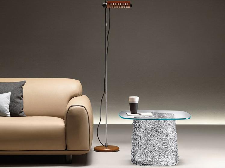 Fiam Italia - Macramé Glass Based Side Table