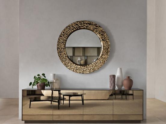 Fiam Italia - Venus Round Wall Hung Mirror (126cm Dia)