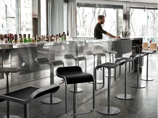 Lapalma - LEM Leather Bar Stool