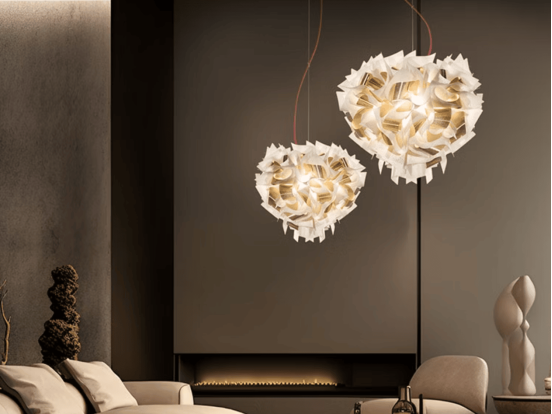 Slamp - Veli Aurea Suspension White/Gold