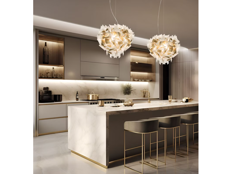 Slamp - Veli Aurea Suspension White/Gold