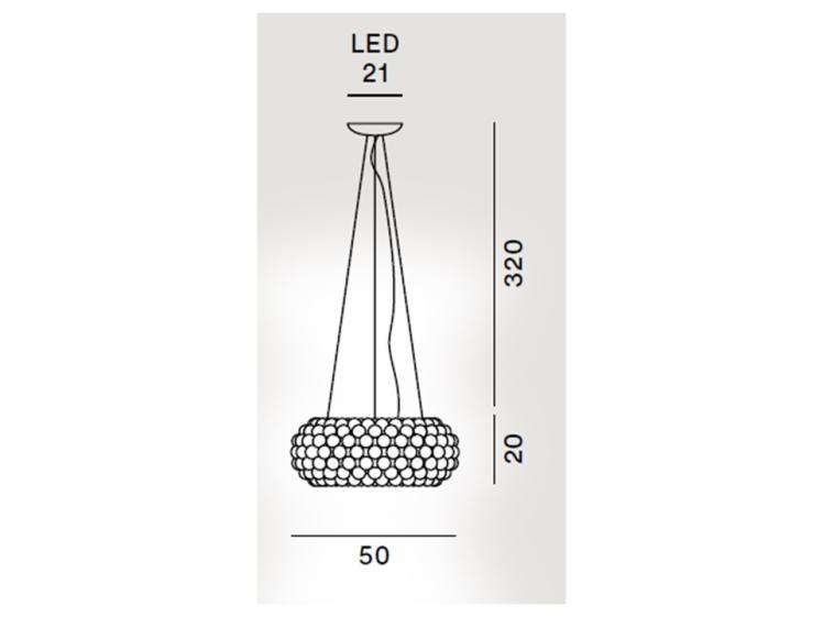 Foscarini - Caboche Medium LED Pendant